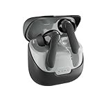 amazon basics TWS in-Ear Earbuds (P65) with Fast Charging up to 65 Hours of Playtime | Dual 10mm Driver | IPX4 Water-Resistance | Bluetooth 5.3 | Quad Mic with ENC | Touch Control (Black)