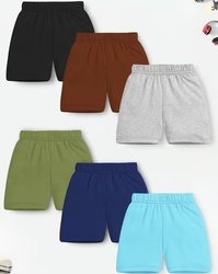 TRAMPOLINE Boys Pack of 6 Regular Fit Shorts