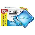 Medimix Clear Glycerine Oil Balance Bathing Bar Soap for Oily Skin 100g (3 + 1 Combo Pack) | Infused with Eucalyptus Oil & Mint