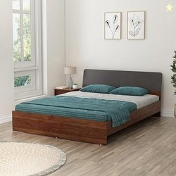Spacewood Gravenza Bed |Queen Size (78 X 60) Engineered Wood Bed Witho