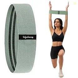 Lifelong Anti Slip Fabric Resistance Band for Workout | Medium Resista