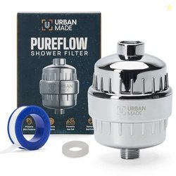 Urbanmade Hard Water Softener for Home Water Softener for Bathroom Sho
