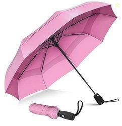 Automatic Compact Folding Umbrella, UV Umbrella, Sun Rain Protection,