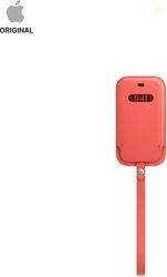 APPLE Pouch for iPhone 12 Pro (Pink Citrus, Leather)