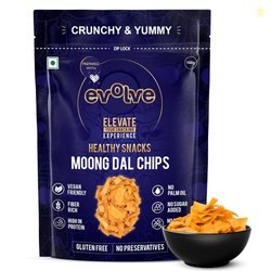 Evolve Moong Dal Chips Healthy Snack for Adults | No Palm Oil, Gluten-
