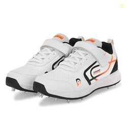 DNINE Classic Bowling Spikes Cricket Shoes for Men  Durable Micro PU &