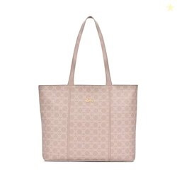 Lavie Women's Mono Neghan Monogram Print Tote Bag for Women | Tote Bag