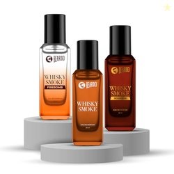 Beardo Whisky Smoke Collectors Perfume for Men-Bourbon,Firebomb & Whis
