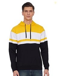 Diverse Men's Cotton Blend Neck Hooded Full Sleeve Sweatshirt (DCMSSF1