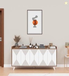 Spyder Craft Marcos Multi Purpose Five Door Buffet Console Cabinet, Ge