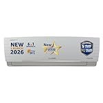 Lloyd 1.5 Ton 3 Star Inverter Split AC, 2026 New Star Rated (6 in 1 Convertible, Cools Up To 54Â°C, Turbo Cool, Installation Check, Clean Filter Indication, 100% Copper, White, GLS18I3AGGSC)
