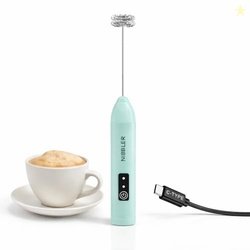Nibbler Supreme 3-Speed Rechargeable Milk Frother for Coffee | Electri