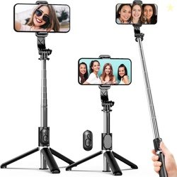 Kratos R1 Selfie Stick with Tripod Stand, Extendable Selfie Stick...mo