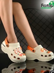 DOCTOR HEALTH SUPER SOFT Women Orange EVA Clogs