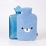 Lifelong 2000ml Hot Water Bottle with Cover | Silicone Hot Water Bag for Pain Relief, Period Cramp Comfort & Back, Feet Ache Relief with Soft Fur |Spill & Burn Free Bottle with Hot Compress (LLEHWB54)