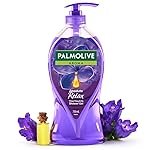 Palmolive Aroma Absolute Relax Body Wash, Gel Based Shower Gel with 100% Natural Ylang Ylang Essential Oil & Iris Extracts – pH Balanced, No Parabens, No Silicones, 750ml Pump