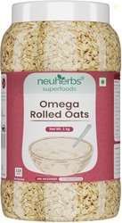 Neuherbs Omega Rolled Oats Plastic Bottle (1 kg)