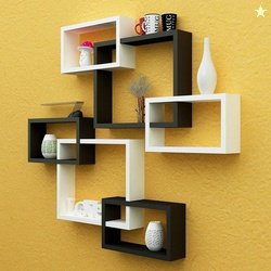 Domestic Point Intersecting Wooden Wall Shelves/Sqaure Rack/Hangi...mo