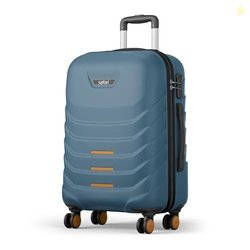 Safari Crescent 8 Wheels 76cm Large Check-in Trolley Bag Hard Case Pol