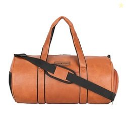 Lavie Athlete Gym PU Zipper Closure Women's Backpack (Orange,Medium)