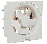 Havells Ventil Air DX 200mm Exhaust Fan | Strong Air Suction, Rust Proof Body and Dust Protection Shutters |Suitable for Bathroom, Kitchen, and Office| Warranty: 2 Years | (Pack of 1, Off White)