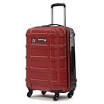 uppercase Cargo 66cm(Medium)Check-in Trolley Bag Dual Tone Sustainable Hardsided Luggage Secure Combination Lock Scratch-Proof Surface Mesh ConviPack Suitcase 4 Spinner Wheel for Men & Women(Red)