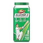 Dabur Glucose-D Instant Energy Drink Powder – 1kg | Enriched with Vitamin D & Calcium | 99.4% Glucose Quick Energy Replenishment Formula | Easy to Mix Refreshing Drink