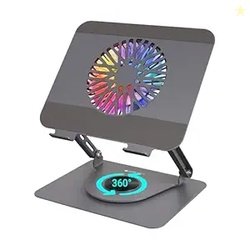 ZEBRONICS NS4000 PRO Rotatable Laptop Metal Stand, Upto 17 inch, 360 F