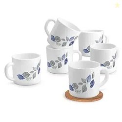 Treo By Milton Opalware Amara 18 Lunis Cup Set | Microwave & Dishwashe