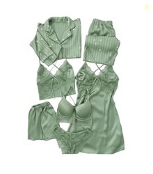 E - Ezra Valentine's Day Fancy Night Suit Bath Robe Dress & Bra Penty