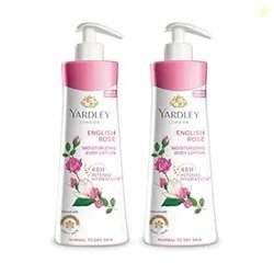 Yardley London English Rose Moisturizing Hand and Body Lotion with ger