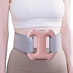 Electric Belly Fat Burner Belt with Handheld Fascia Ring – Wearable Vibration Body Shaper with Heat, Adjustable Strap, Digital Display & USB Charging for Waist, Abdomen, Back Fitness Use