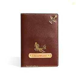 Innovative Gifts Men's Personalized Passport Cover Holder I Customized