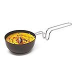 Signoraware Opulent Non Stick Tadkapan 13cm | Ergonomically Designed Handle | Compact, Efficient & Stylish Tadka Pan | Ideal for Quick Tasks tadka for dal & Seasoning for Veggies (500ml | Steel)
