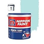 Nippon Paint Quick Coat Interior Emulsion Paint – 10 KG (BLUE SCARF)-Quick Drying, Good Coverage, Low VOC-Paint for Wall, Living Room