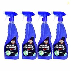 Pipkin Glass and Surface Cleaner Liquid Spray - 500 ml (Pack of 4) | A