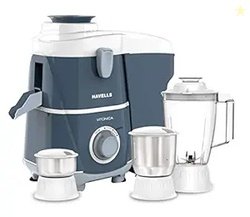 Havells Vitonica 500W Juicer Mixer Grinder 3 Stainless Steel Jars | La