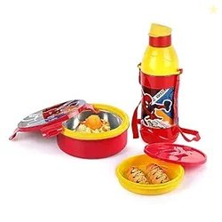 CELLO Tiffy Spiderman Gift Set Insulated Lunch Box & Water Bottle for