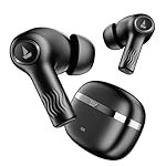 Boat Nirvana Ion, 120HRS Battery, Crystal Bionic Sound w/Dual EQ Modes, 4Mics ENx, App Support, Low Latency, IPX4, v.5.2 Bluetooth Earbuds, TWS Ear Buds Wireless Earphones with mic (Charcoal Black)