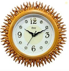 Matiz Analog 30 cm X 30 cm Wall Clock | Brown | with Glass | Standard|