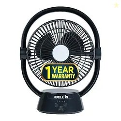 IBELL Portable Table Fan Rechargeable For Home, Mini Size, High Speed,