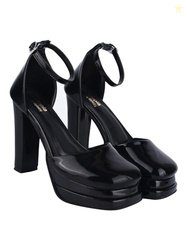 Shoetopia girls Zepto Black Heeled Sandal - 4 UK (Girls-Zepto-Black)