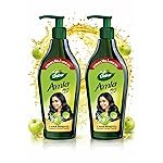 Dabur Amla Hair Oil – 1100ml (550ml x 2) | For Strong, Long and Thick hair | Nourishes Scalp | Controls Hair Fall, Strengthens Hair & Promotes Hair Growth