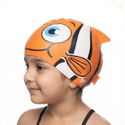 Lifelong Swimming Cap for Kids | Waterproof Silicone Swim Cap for Boys