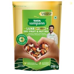 Tata Sampann Luxe Dry Fruit & Nut Mix, 200g, Source of Protein, Magnes