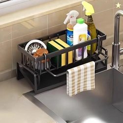 SBValueMart Dish Drainer Kitchen Rack Rustproof Metal Kitchen Sin...mo