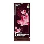Godrej 185 L 4 Star 5 Years Comprehensive New Launch | Toughened Glass Shelves | 24 Day Farm Freshness | Jumbo Vegetable Tray | Single Door Refrigerator (RD 195DN TDI MY WN, Mystic Wine)