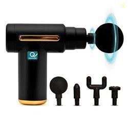 Q DEVICES Portable Massage Gun - Percussive Therapy Deep Tissue Massag