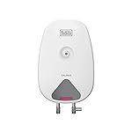 Black+Decker Galerus Geyser 5 Litre | Instant Water Heater for Home & Kitchen | 3KW | High Grade Stainless Steel Tank I Copper Sheathed Heating Element I 5 Year Tank Warranty | Water Geyser White