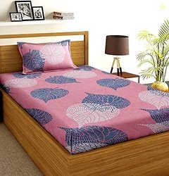 ENGUNIAS Prime Collection 210TC 1 Single Bedsheet with 1 Free Pillow C